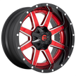 Fuel Wheels D250 Maverick 20x10 Gloss Red -19mm ET 125.1mm CB 8x170