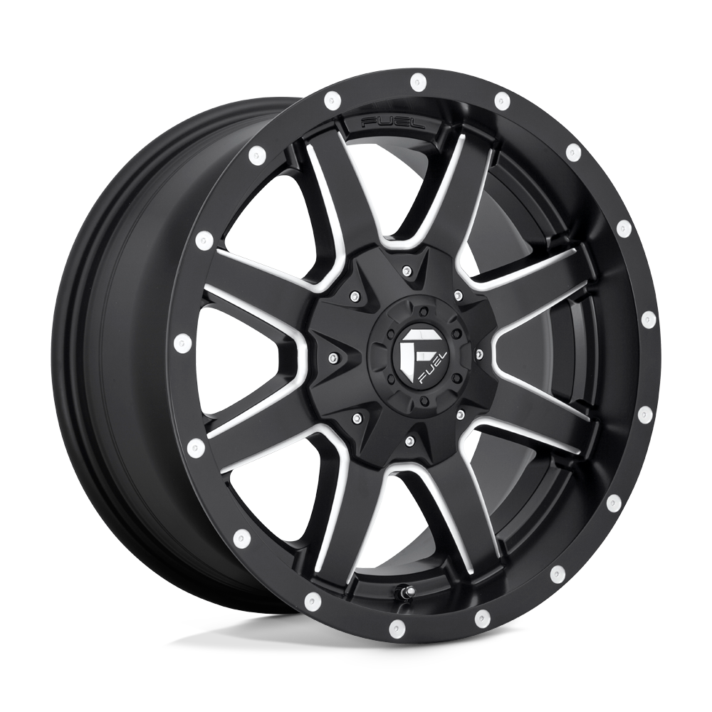 Fuel Wheels D537 Maverick 17x9 Matte Black Machined -12mm ET 106.1mm CB 6x135/6x139.7