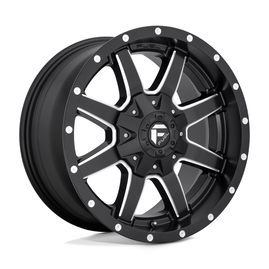 Fuel Wheels D537 Maverick 17x9 Matte Black Machined -12mm ET 106.1mm CB 6x135/6x139.7