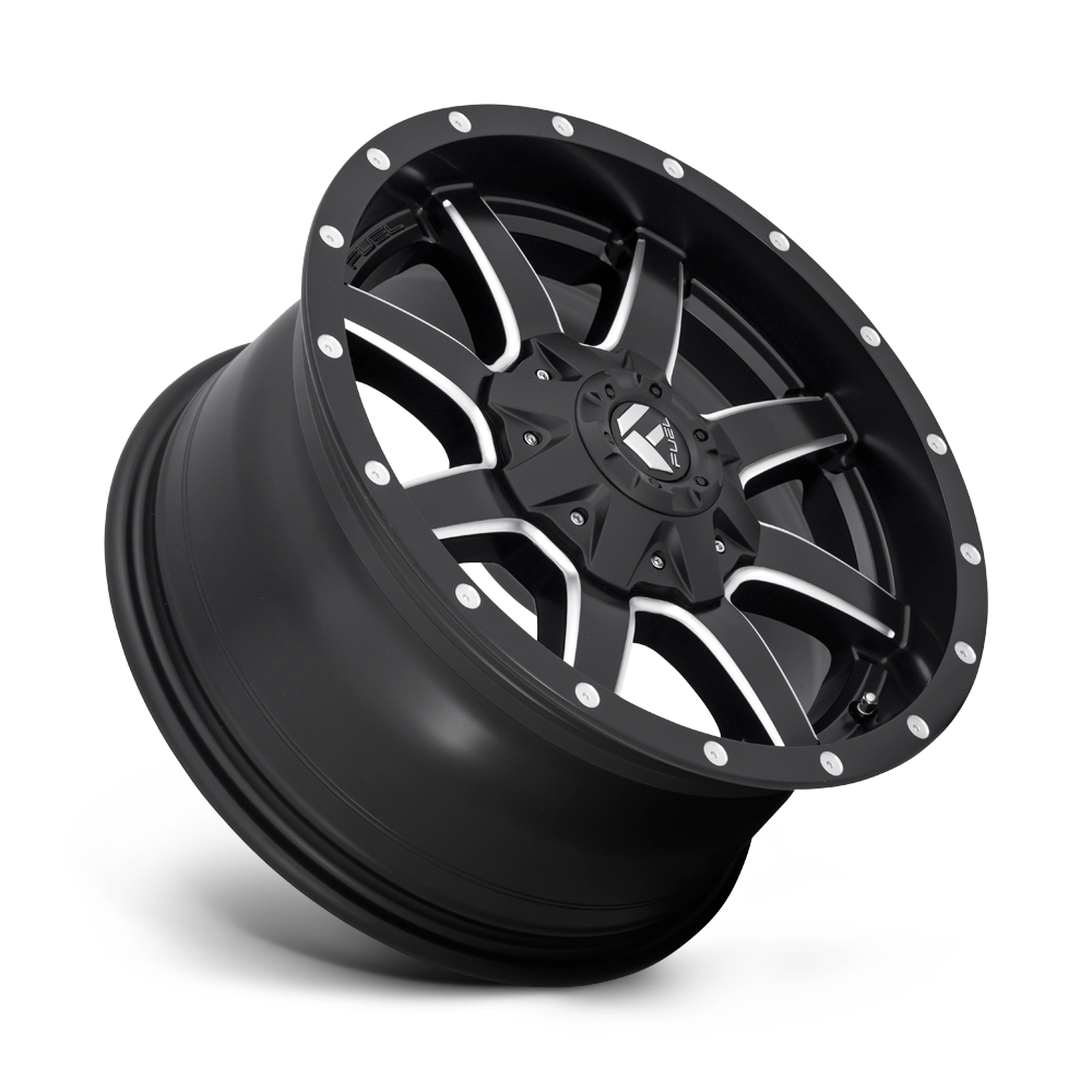 Fuel Wheels D537 Maverick 17x9 Matte Black Machined -12mm ET 106.1mm CB 6x135/6x139.7