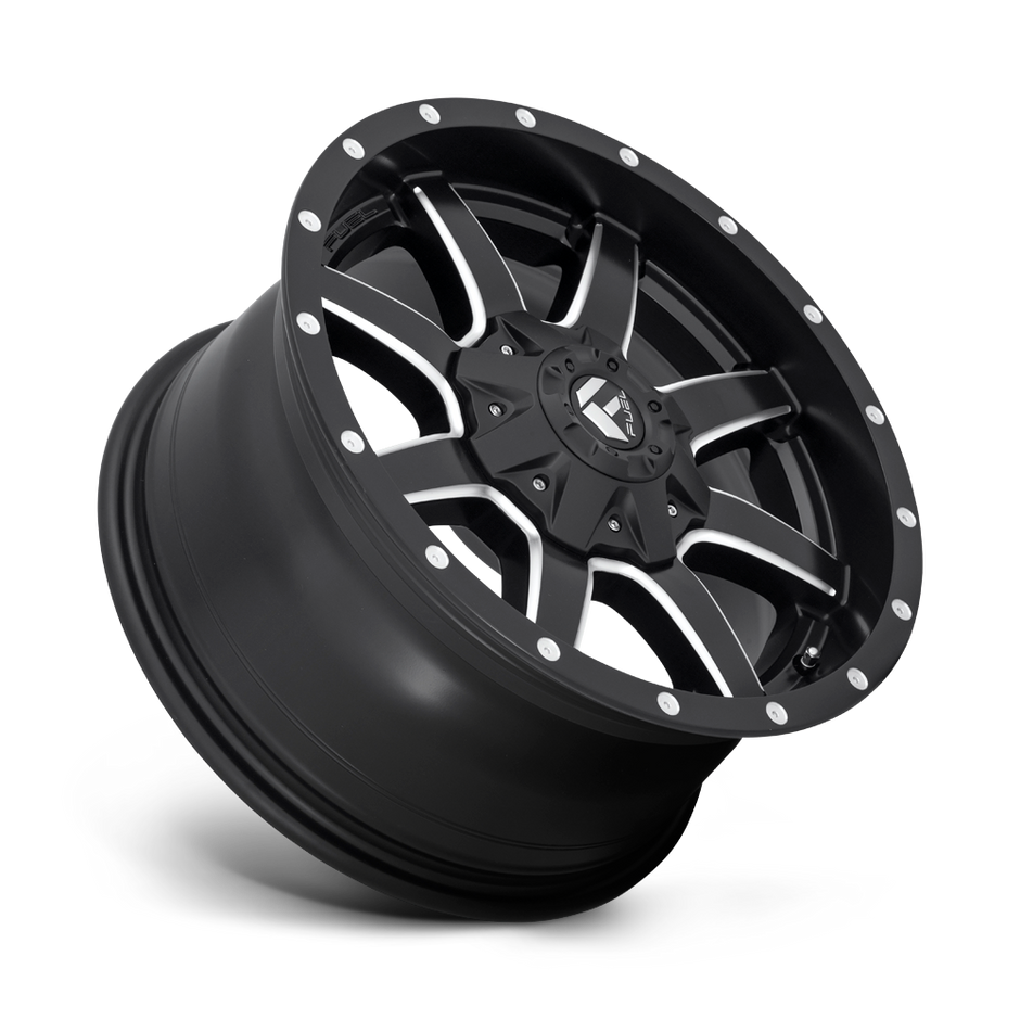 Fuel Wheels D537 Maverick 17x9 Matte Black Machined -12mm ET 106.1mm CB 6x135/6x139.7