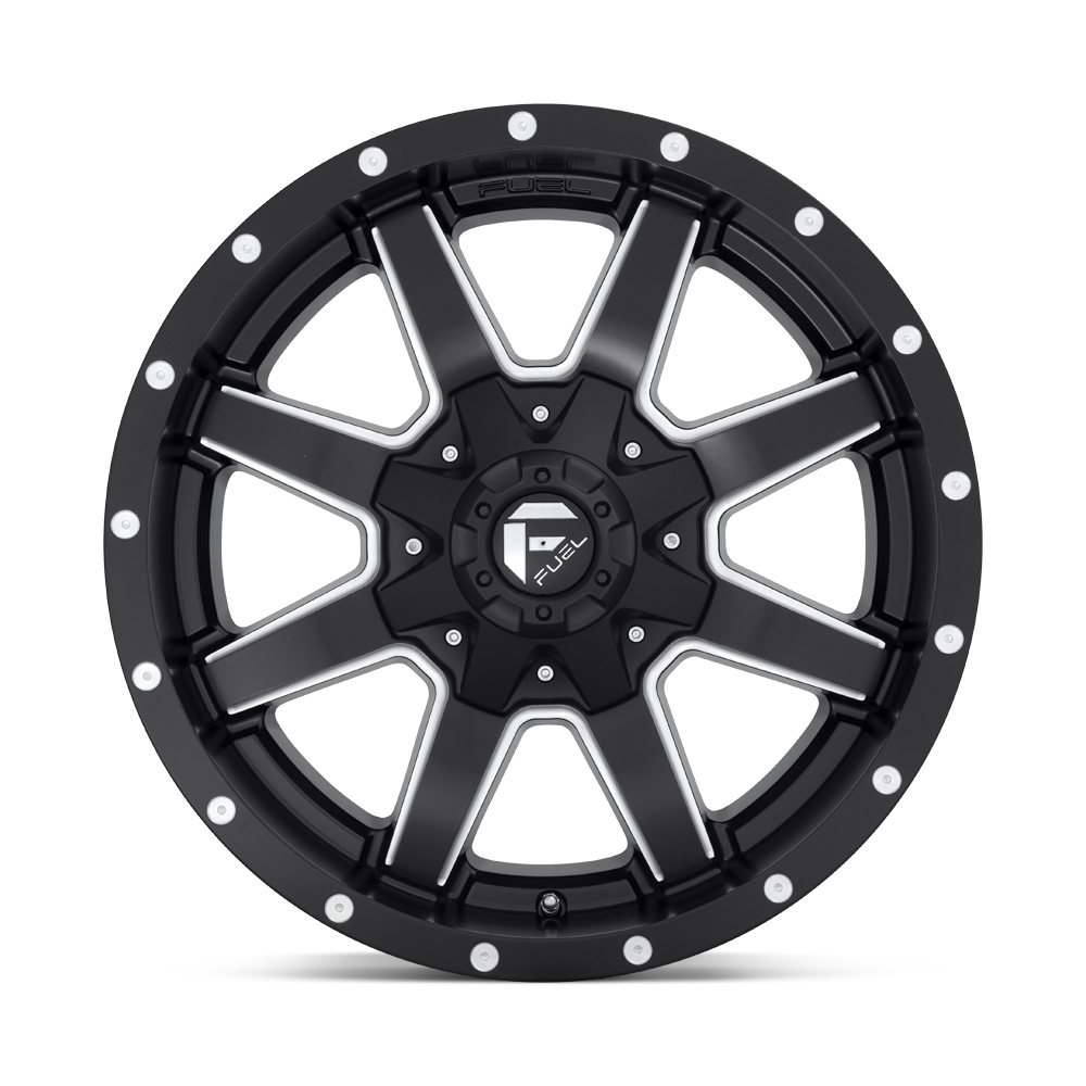 Fuel Wheels D537 Maverick 17x9 Matte Black Machined -12mm ET 106.1mm CB 6x135/6x139.7