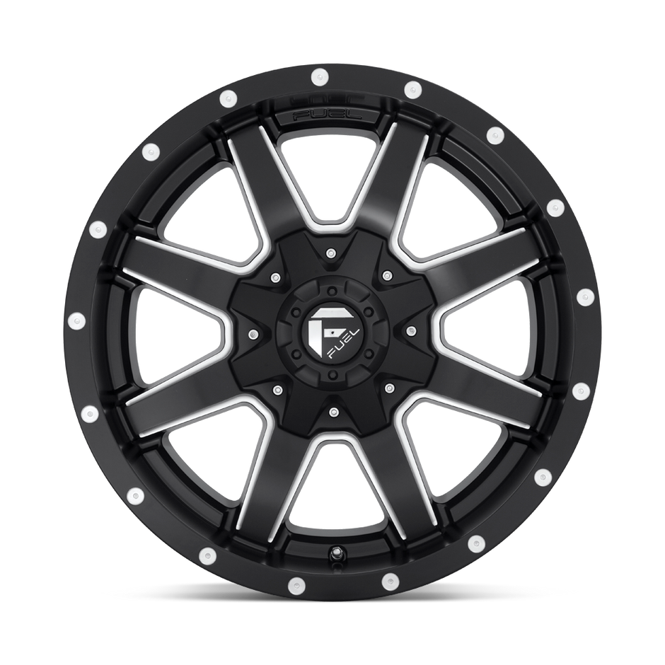 Fuel Wheels D537 Maverick 17x9 Matte Black Machined -12mm ET 106.1mm CB 6x135/6x139.7