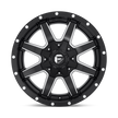 Fuel Wheels D537 Maverick 17x9 Matte Black Machined -12mm ET 106.1mm CB 6x135/6x139.7