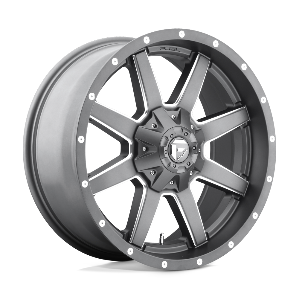 Fuel Wheels D542 Maverick 20x9 Matte Gun Metal Milled 1mm ET 110.1mm CB 5x139.7/5x150