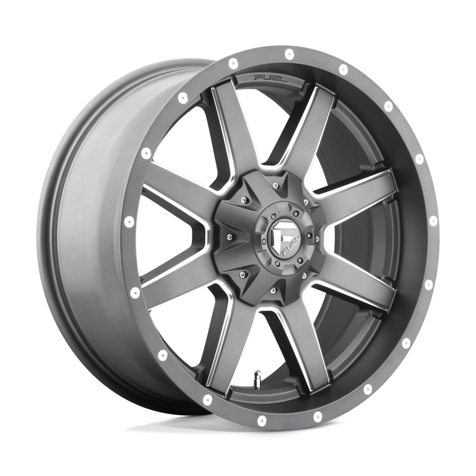 Fuel Wheels D542 Maverick 20x9 Matte Gun Metal Milled 1mm ET 110.1mm CB 5x139.7/5x150