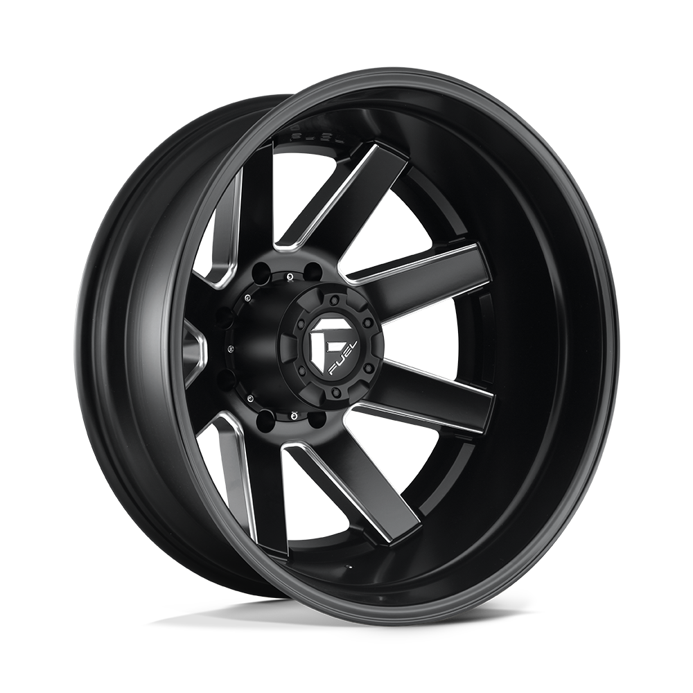 Fuel Wheels D538 Maverick Dually-Rear Outer 20x8.25 Matte Black Milled -201mm ET 125.1mm CB 8x170