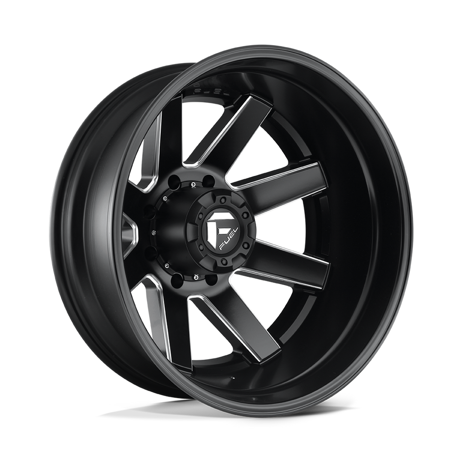 Fuel Wheels D538 Maverick Dually-Rear Outer 20x8.25 Matte Black Milled -201mm ET 125.1mm CB 8x170
