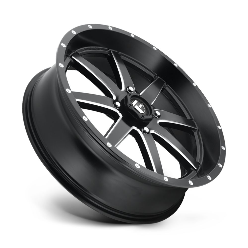 Fuel Wheels D538 Maverick UTV 15x7 Matte Black Milled 13mm ET 132mm CB 4x156