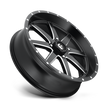 Fuel Wheels D538 Maverick UTV 15x7 Matte Black Milled 13mm ET 132mm CB 4x156
