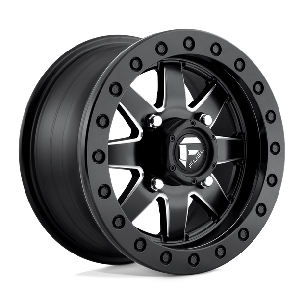 Fuel Wheels D938 Maverick UTV Beadlock 18x7 Matte Black Milled 38mm ET 110.1mm CB 4x137