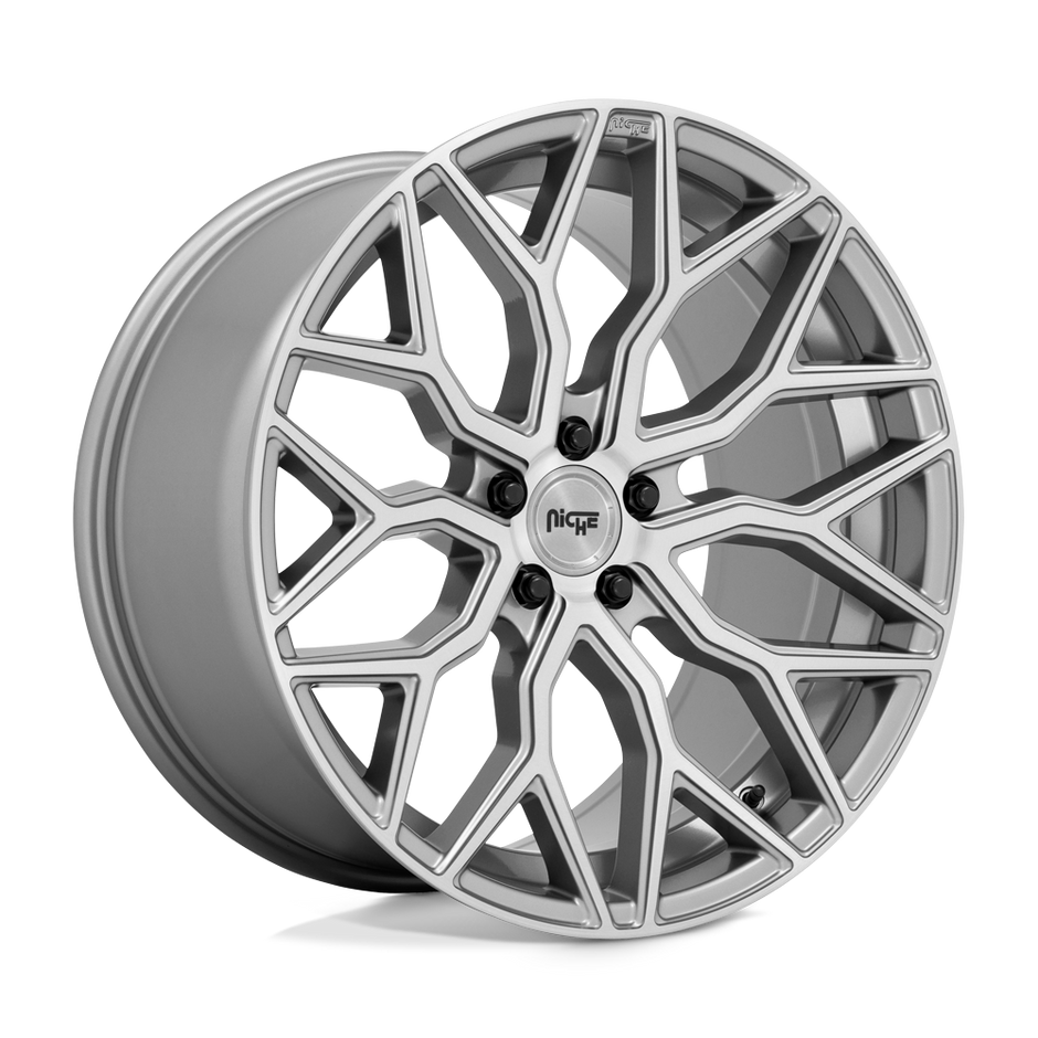 Niche M265 Mazzanti 20x10.5 Anthracite w/Brushed Tinted Clear 35mm ET 72.56mm CB 5x120