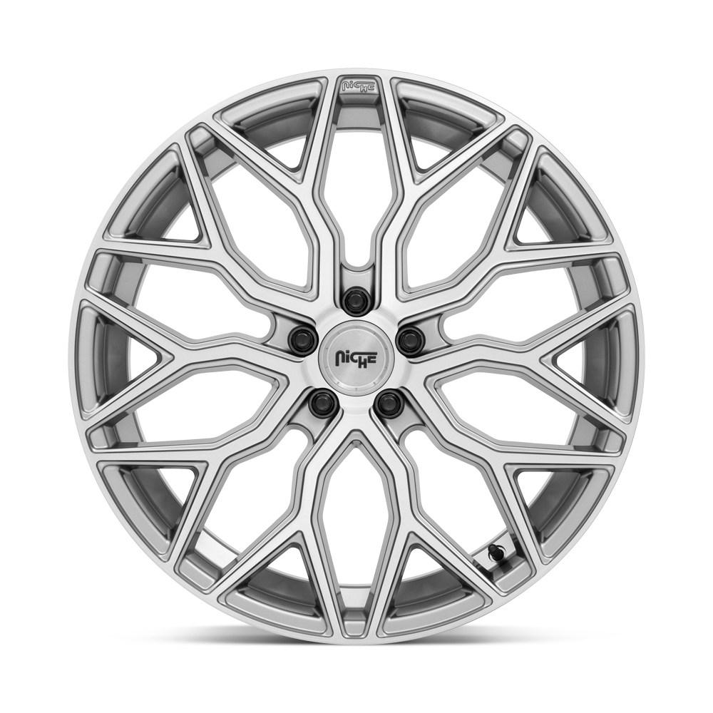Niche M265 Mazzanti 20x10.5 Anthracite w/Brushed Tinted Clear 35mm ET 72.56mm CB 5x120
