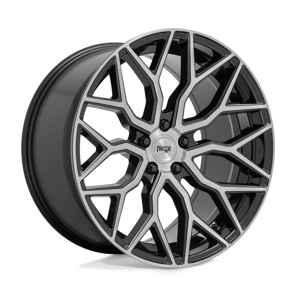 Niche M262 Mazzanti 19x8.5 Gloss Black w/Brushed Face 35mm ET 72.56mm CB 5x114.3