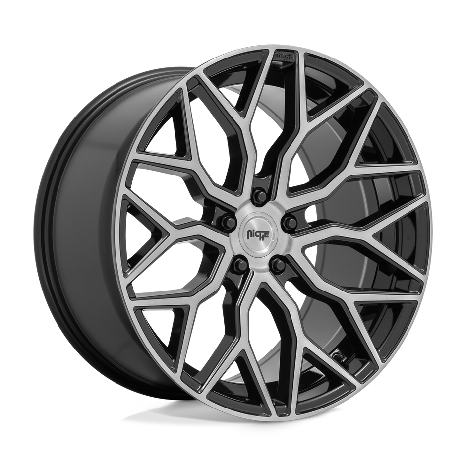 Niche M262 Mazzanti 19x8.5 Gloss Black w/Brushed Face 35mm ET 72.56mm CB 5x114.3