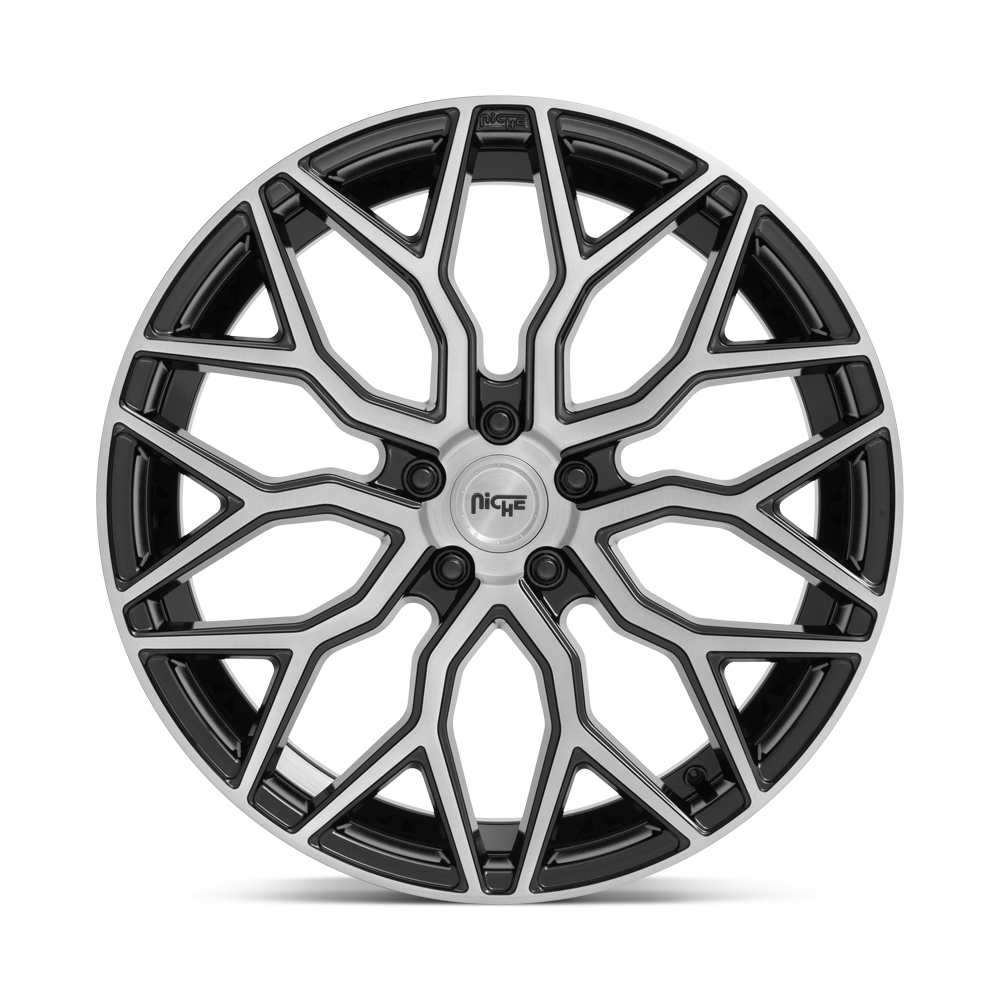 Niche M262 Mazzanti 19x8.5 Gloss Black w/Brushed Face 35mm ET 72.56mm CB 5x114.3