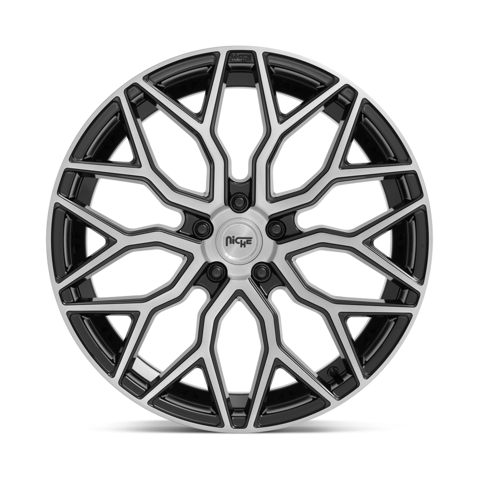 Niche M262 Mazzanti 19x8.5 Gloss Black w/Brushed Face 35mm ET 72.56mm CB 5x114.3
