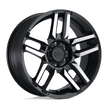 Black Rhino Hard Alloys Mesa 20x9 Matte Black w/Machined Face -18mm ET 71.5mm CB 5x127