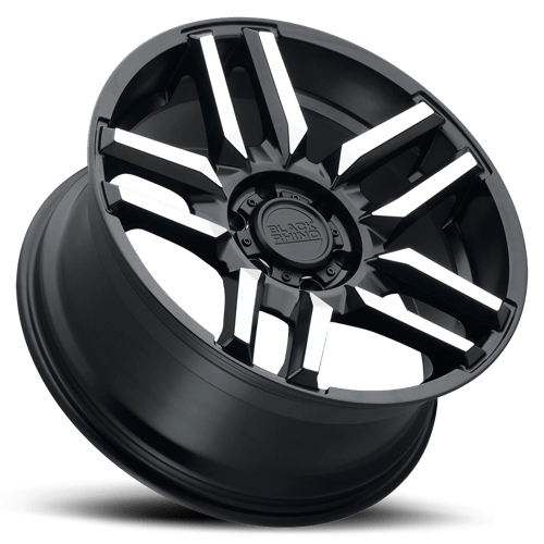 Black Rhino Hard Alloys Mesa 20x9 Matte Black w/Machined Face -18mm ET 71.5mm CB 5x127