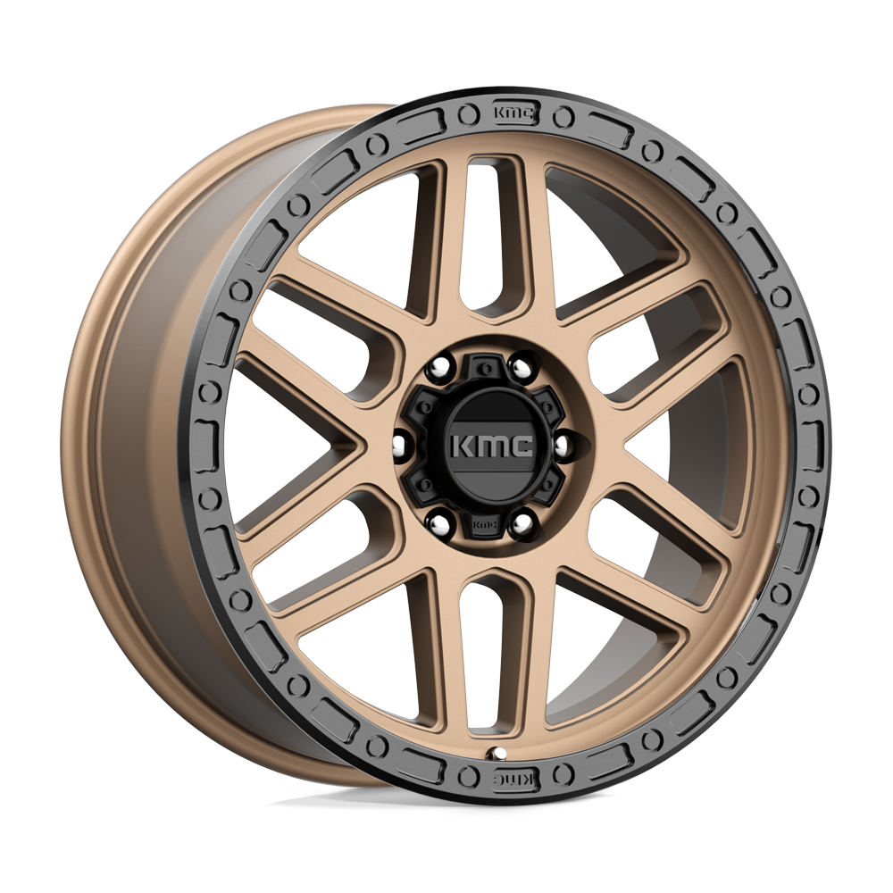 KMC Wheels KM544 Mesa 20x9 Matte Bronze w/Black Lip 0mm ET 71.5mm CB 5x127