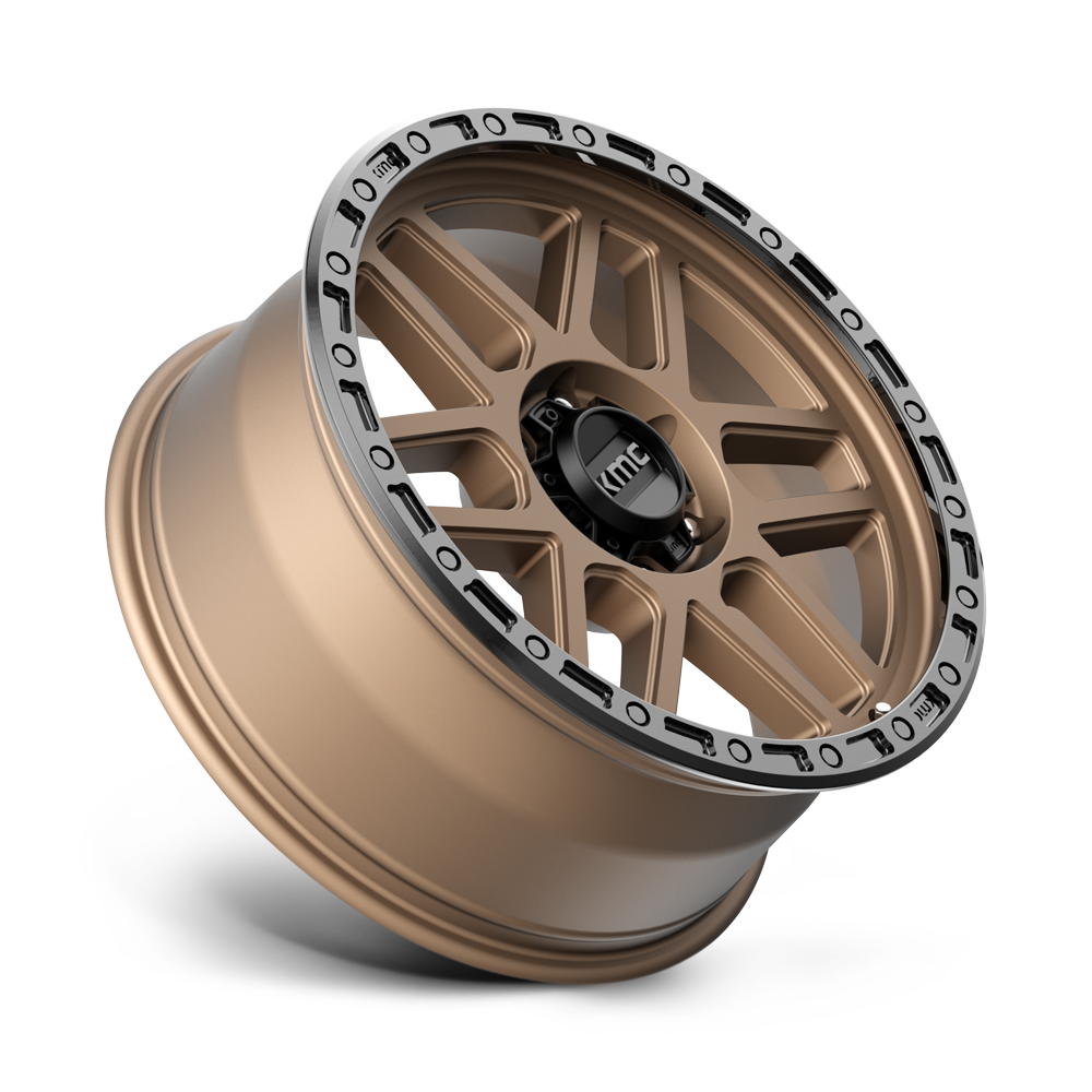 KMC Wheels KM544 Mesa 20x9 Matte Bronze w/Black Lip 0mm ET 71.5mm CB 5x127