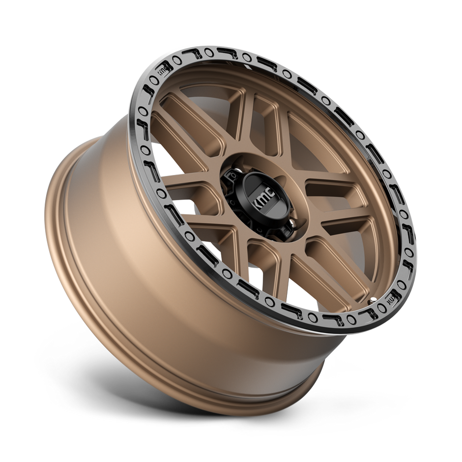 KMC Wheels KM544 Mesa 20x9 Matte Bronze w/Black Lip 0mm ET 71.5mm CB 5x127