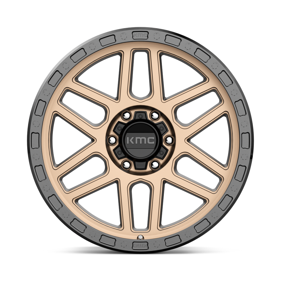 KMC Wheels KM544 Mesa 20x9 Matte Bronze w/Black Lip 0mm ET 71.5mm CB 5x127