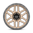 KMC Wheels KM544 Mesa 20x9 Matte Bronze w/Black Lip 0mm ET 71.5mm CB 5x127