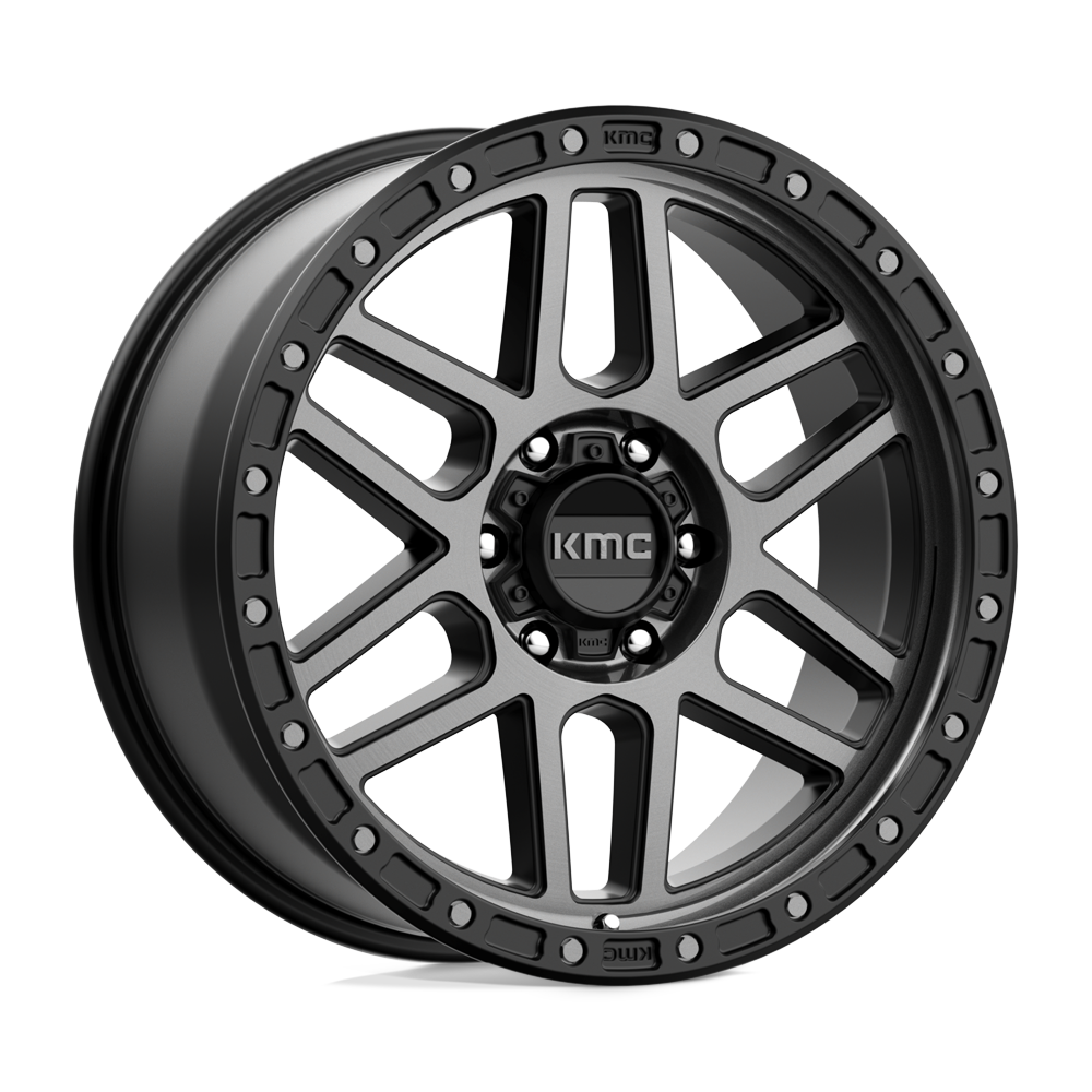 KMC Wheels KM544 Mesa 17x8.5 Satin Black w/Gray Tint 0mm ET 74.6mm CB 6x130