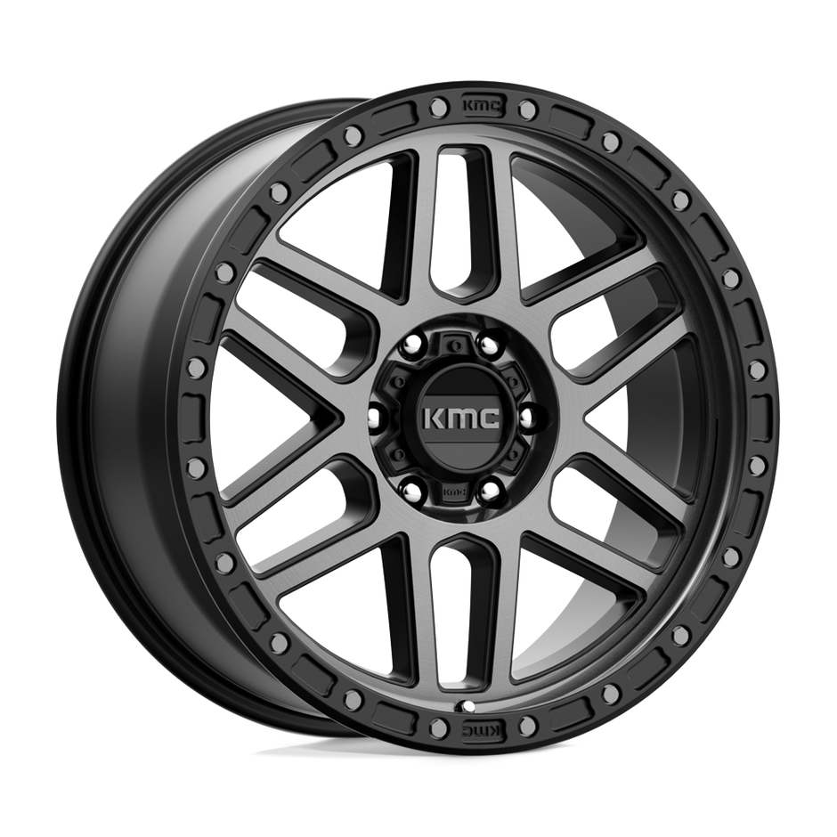 KMC Wheels KM544 Mesa 17x8.5 Satin Black w/Gray Tint 0mm ET 74.6mm CB 6x130