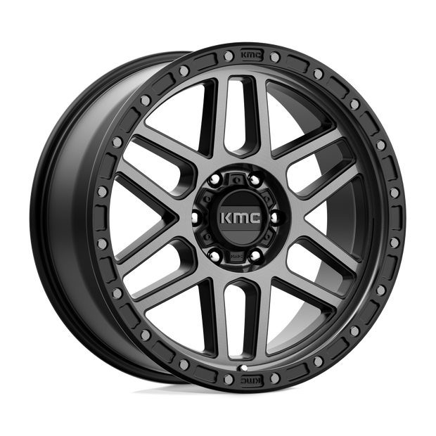 KMC Wheels KM544 Mesa 17x8.5 Satin Black w/Gray Tint 0mm ET 74.6mm CB 6x130