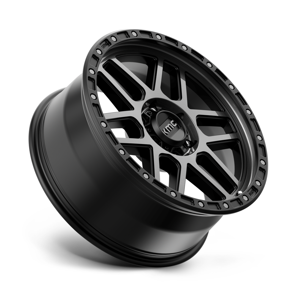 KMC Wheels KM544 Mesa 17x8.5 Satin Black w/Gray Tint 0mm ET 74.6mm CB 6x130