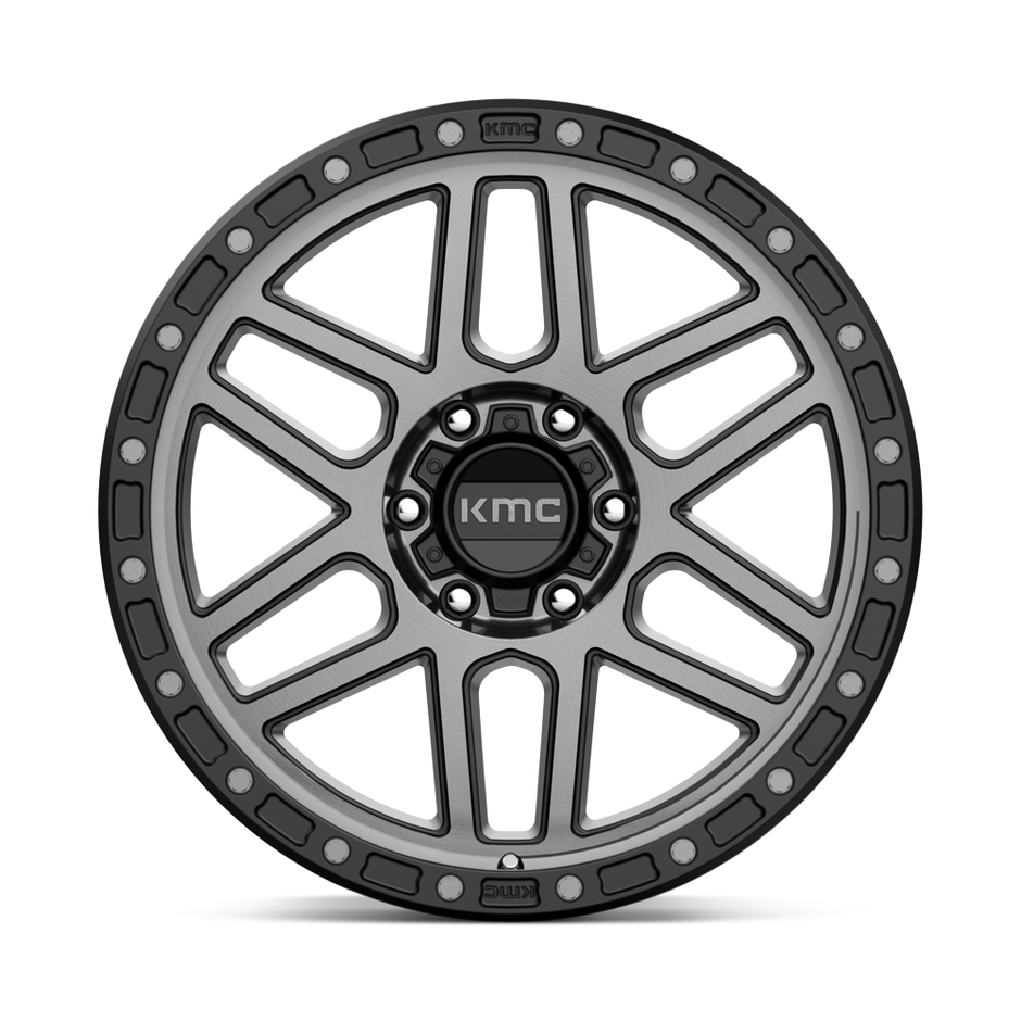 KMC Wheels KM544 Mesa 17x8.5 Satin Black w/Gray Tint 0mm ET 74.6mm CB 6x130
