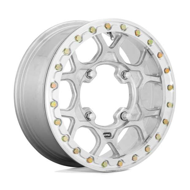 KMC Wheels KS433 Mesa Beadlock Forged 15x6 Raw Machined 38mm ET 99.1mm CB 4x137