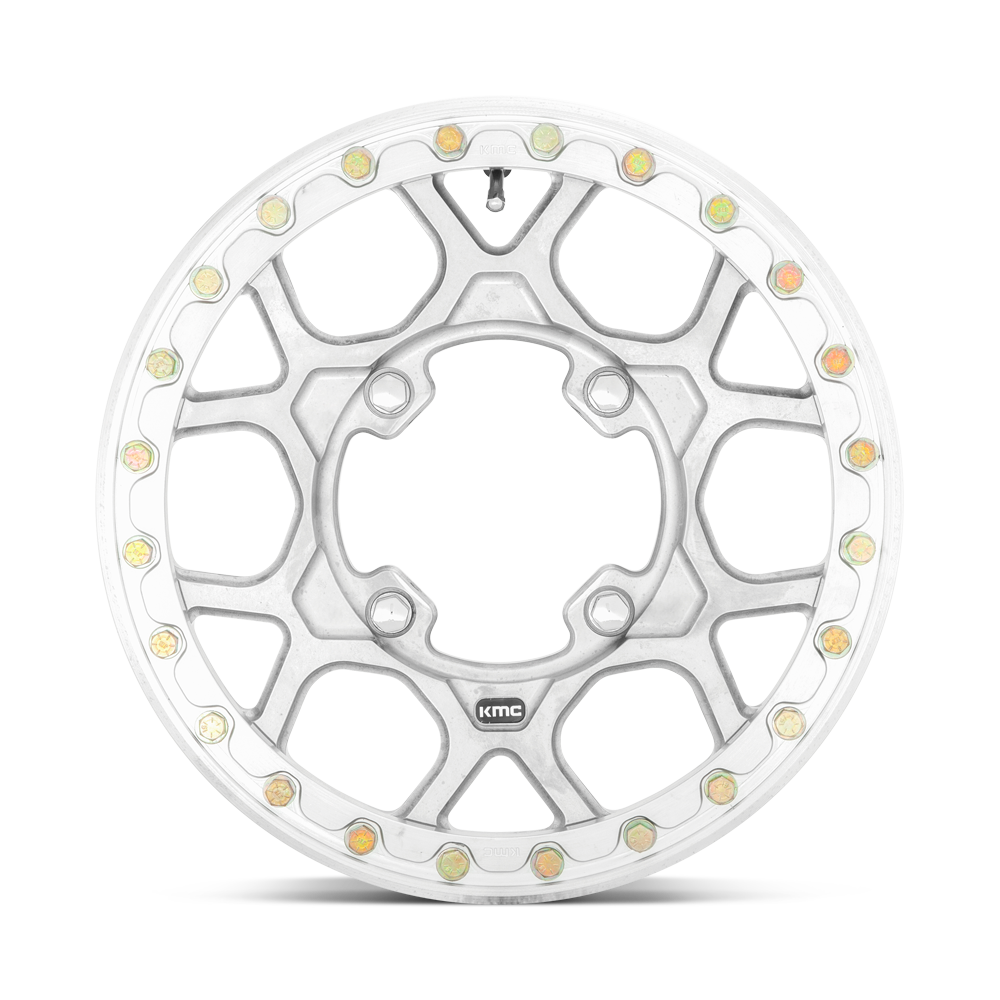 KMC Wheels KS433 Mesa Beadlock Forged 15x6 Raw Finish 38mm ET 112mm CB 4x137