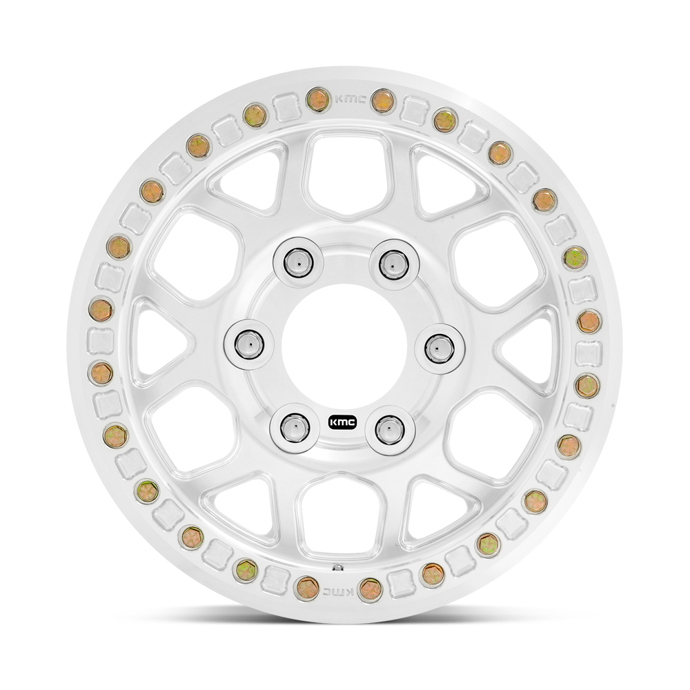 KMC Wheels KM444 Mesa Forged Beadlock 17x9 Raw Machined 25mm ET 108mm CB 6x165.1