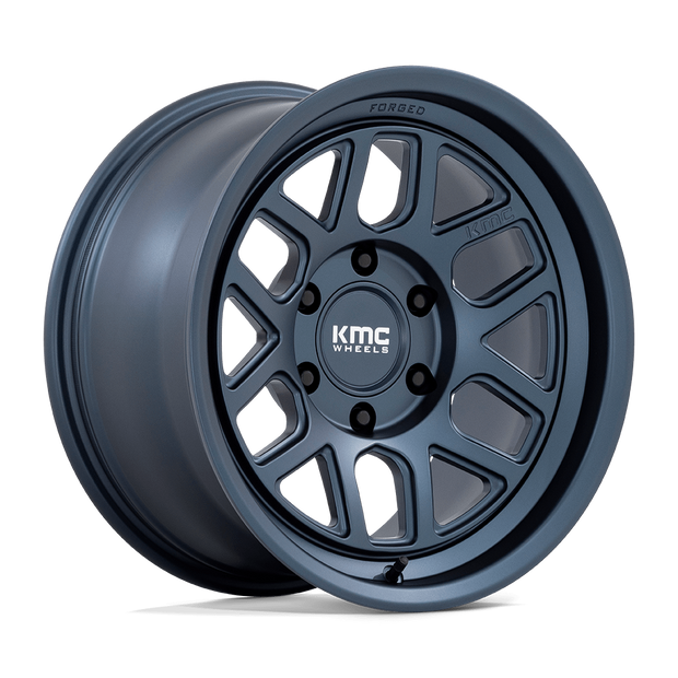 KMC Wheels KM451 Mesa Forged Monoblock 18x9 Metallic Blue 18mm ET 124.2mm CB 8x180