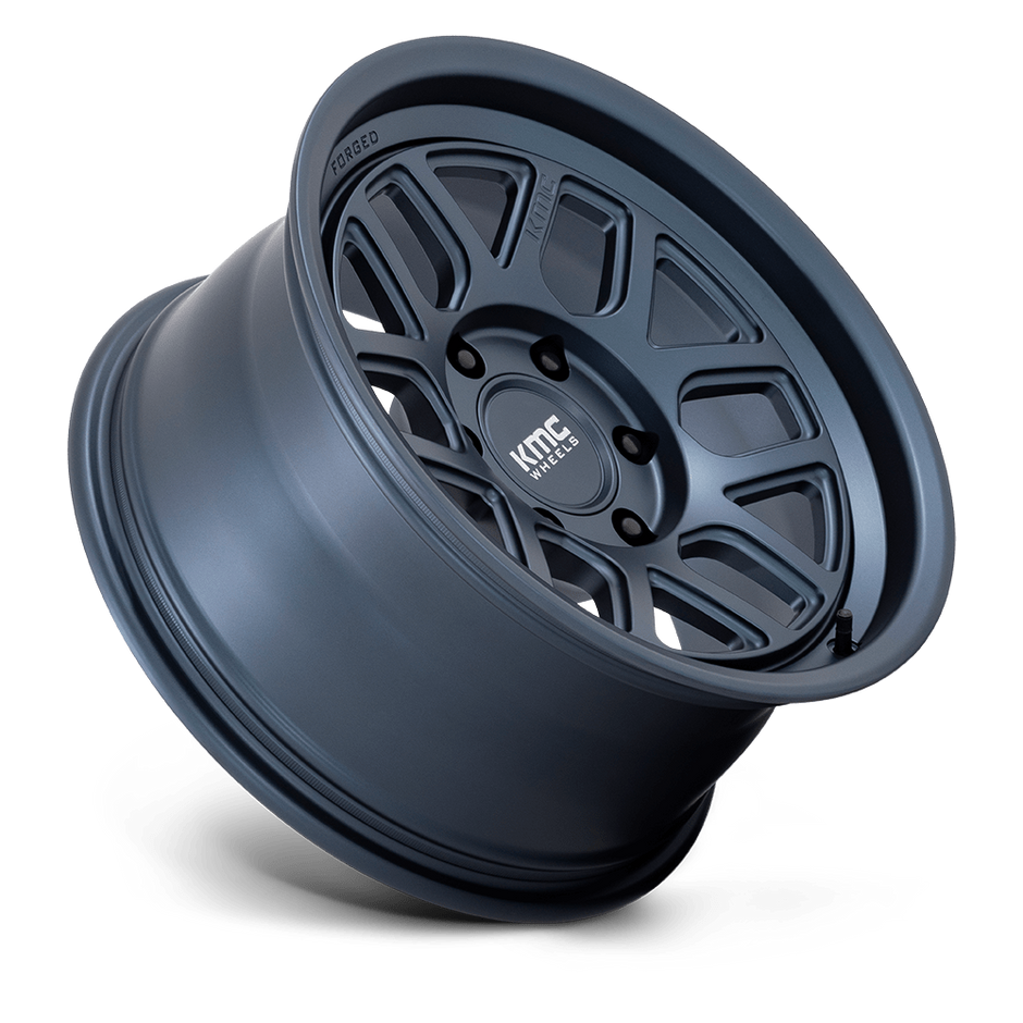 KMC Wheels KM446 Mesa Forged Monoblock 17x8.5 Metallic Blue 0mm ET 87.1mm CB 6x135