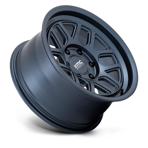 KMC Wheels KM451 Mesa Forged Monoblock 18x9 Metallic Blue 18mm ET 124.2mm CB 8x180