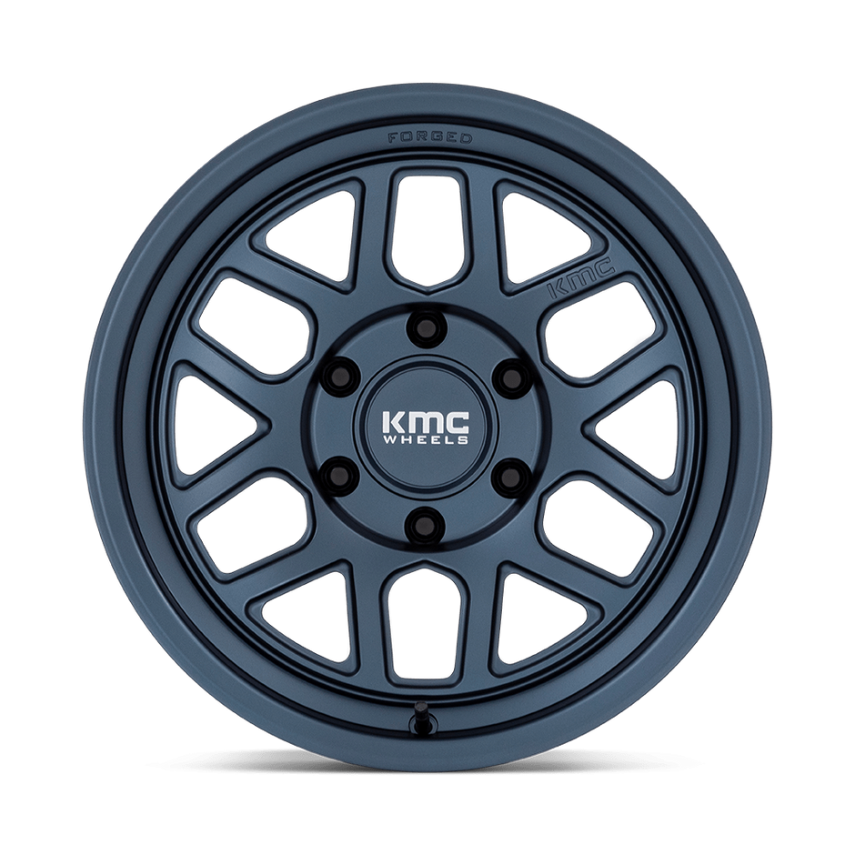 KMC Wheels KM446 Mesa Forged Monoblock 17x8.5 Metallic Blue 0mm ET 87.1mm CB 6x135