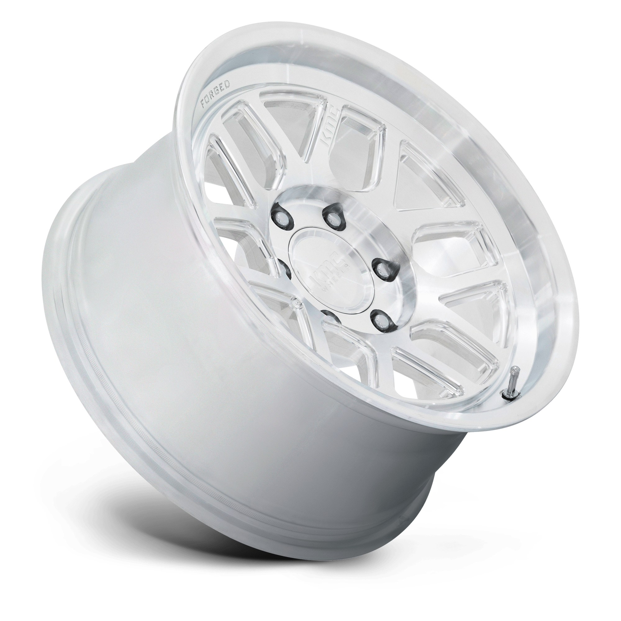 KMC Wheels KM446 Mesa Forged Monoblock 17x8.5 Raw Machined 0mm ET 87.1mm CB 6x135