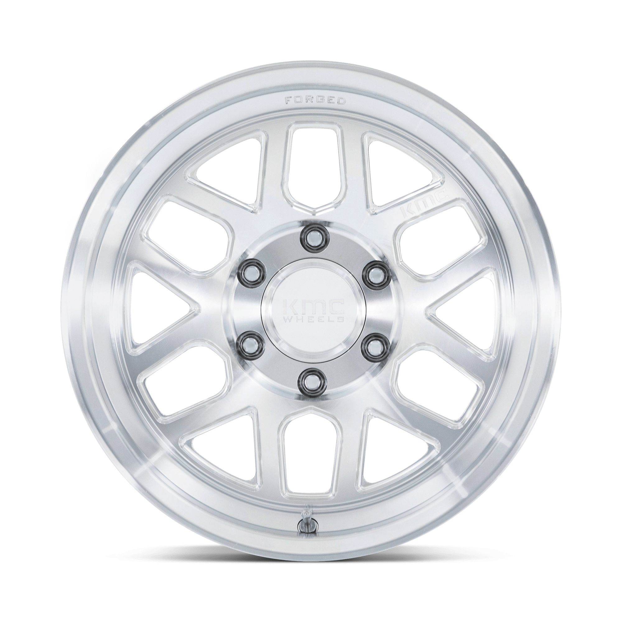 KMC Wheels KM446 Mesa Forged Monoblock 17x8.5 Raw Machined 0mm ET 87.1mm CB 6x135