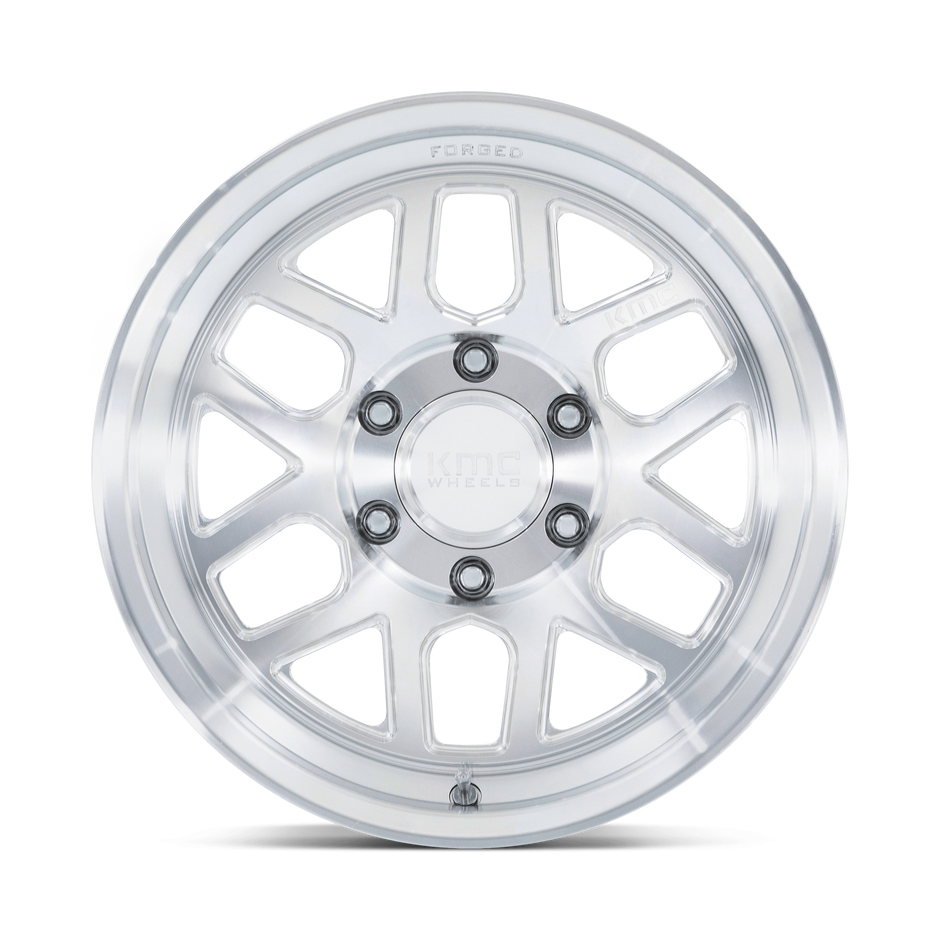 KMC Wheels KM446 Mesa Forged Monoblock 17x8.5 Raw Machined 0mm ET 87.1mm CB 6x135
