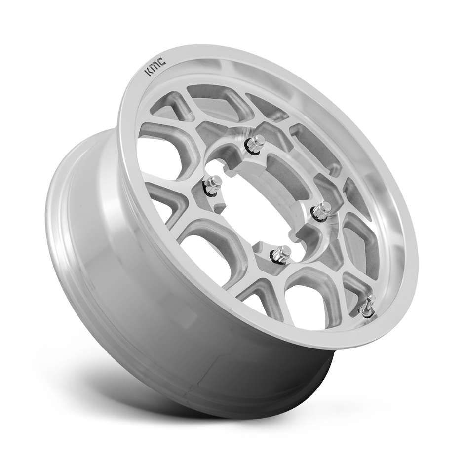 KMC Wheels KS133 Mesa Lite 15x6 Machined 38mm ET 115.1mm CB 4x156