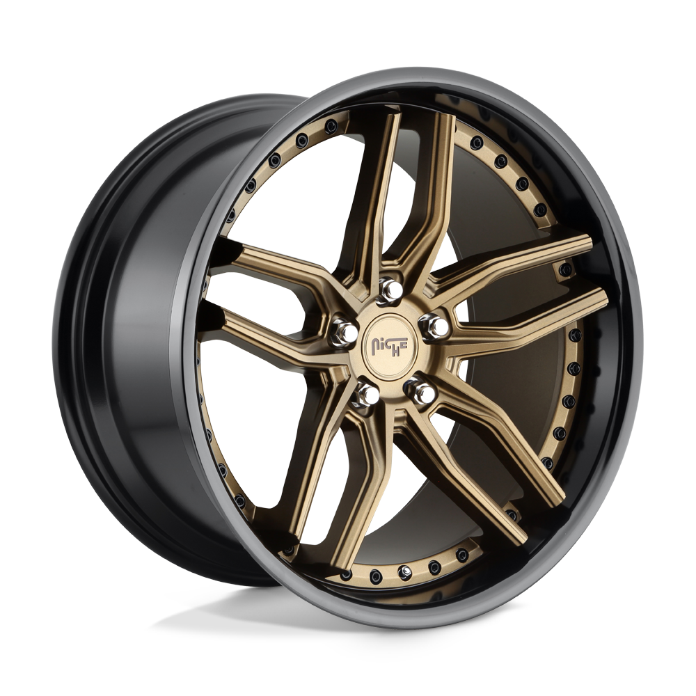 Niche M195 Methos 19x8.5 Matte Bronze w/Gloss Black 35mm ET 72.56mm CB 5x120