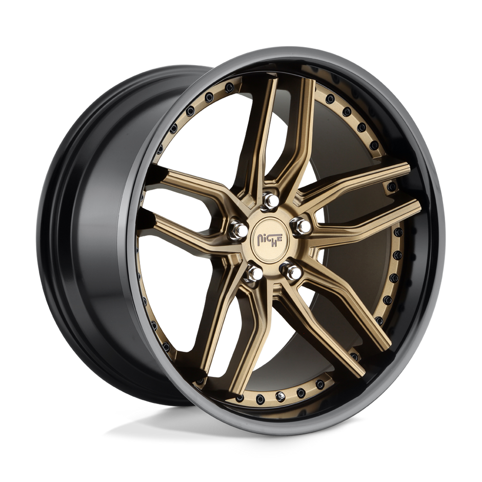 Niche M195 Methos 19x8.5 Matte Bronze w/Gloss Black 35mm ET 72.56mm CB 5x120