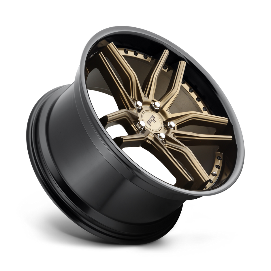 Niche M195 Methos 19x8.5 Matte Bronze w/Gloss Black 35mm ET 72.56mm CB 5x120