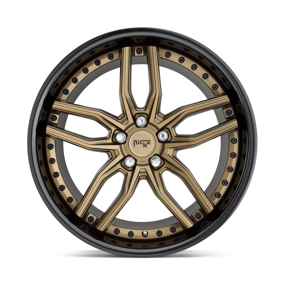 Niche M195 Methos 19x8.5 Matte Bronze w/Gloss Black 35mm ET 72.56mm CB 5x120