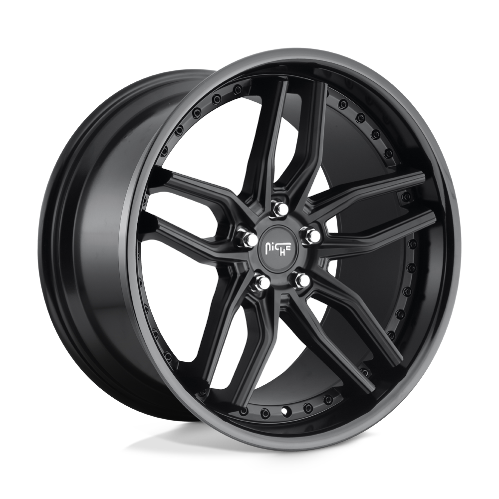 Niche M194 Methos 19x8.5 Gloss Black w/Matte Black 35mm ET 72.56mm CB 5x120