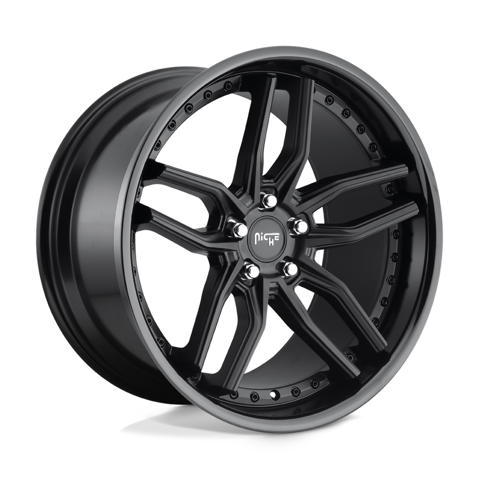 Niche M194 Methos 19x8.5 Gloss Black w/Matte Black 35mm ET 72.56mm CB 5x120